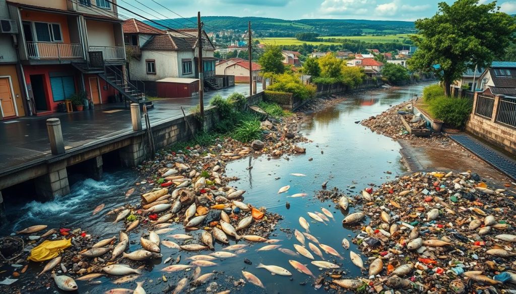 impacto ambiental das entupições no meio ambiente